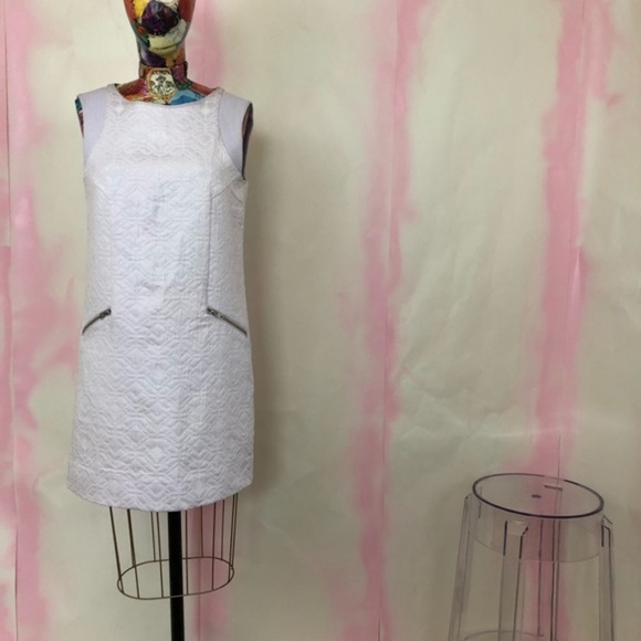 J. Crew Jacquard Zip Pocket Shift Zip Pocket - Picture 4 of 8